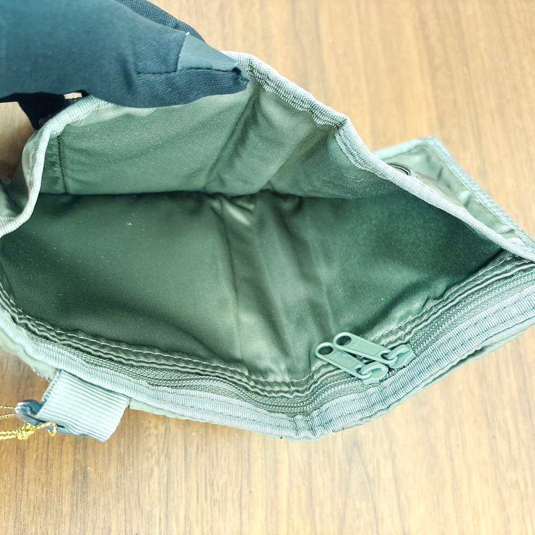 未使用タグ付き PORTER ポーター タンカー 三つ折り財布 セージグリーン