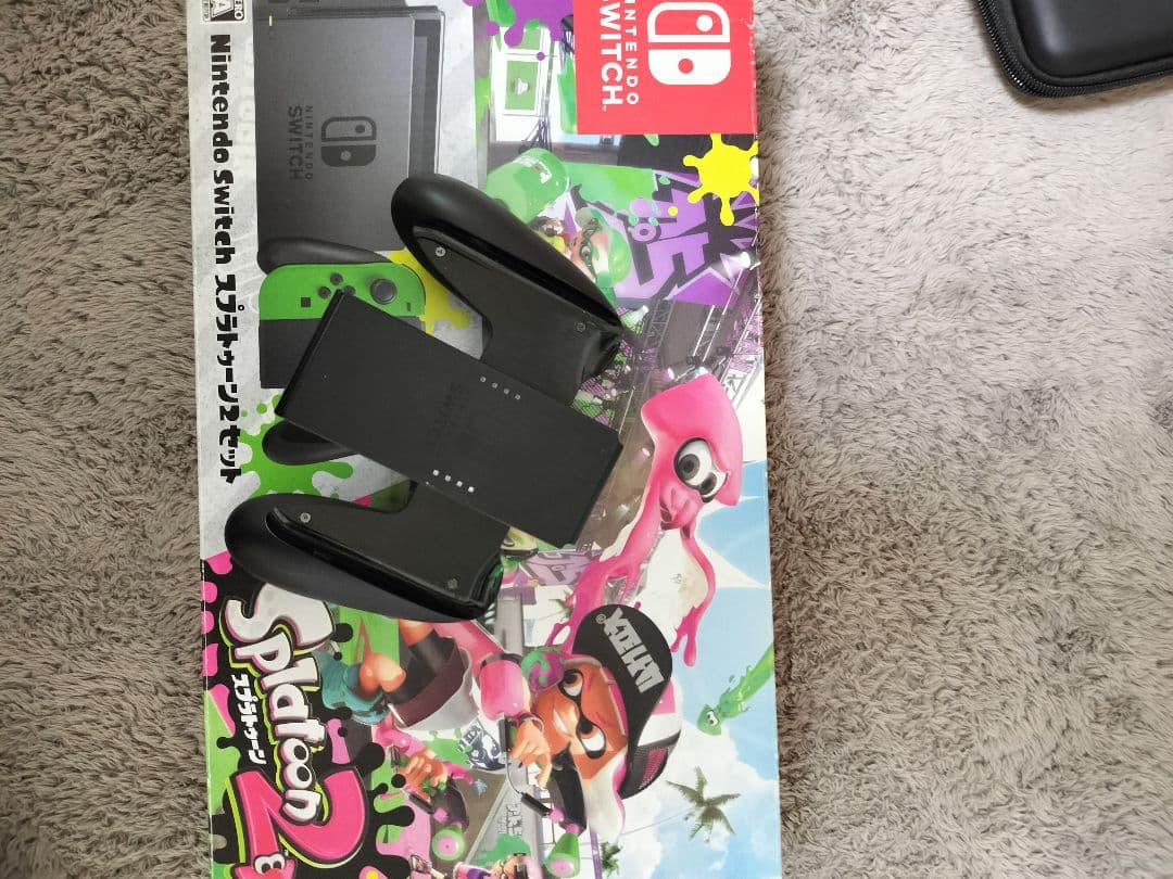ニンテンドースイッチ本体セット、おまけケース付き