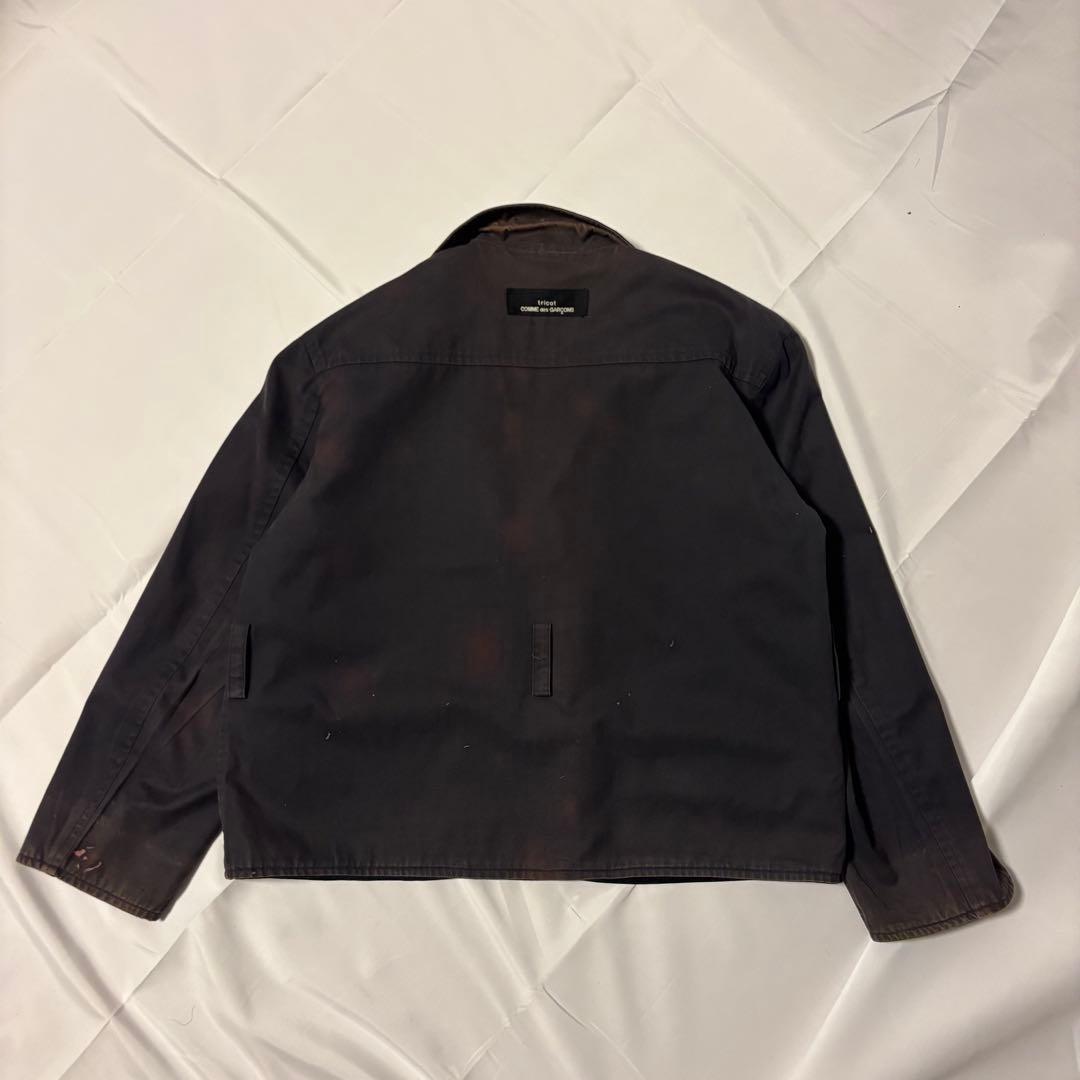 COMME des GARÇONS リバーシブル　テーラードジャケット ネイビー