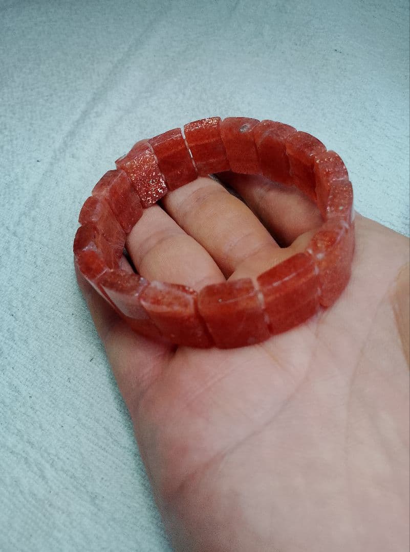 レア！！サンストーンキラキラバングルブレスレット！！！