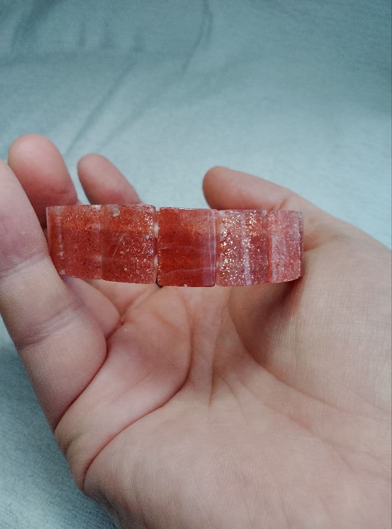 レア！！サンストーンキラキラバングルブレスレット！！！