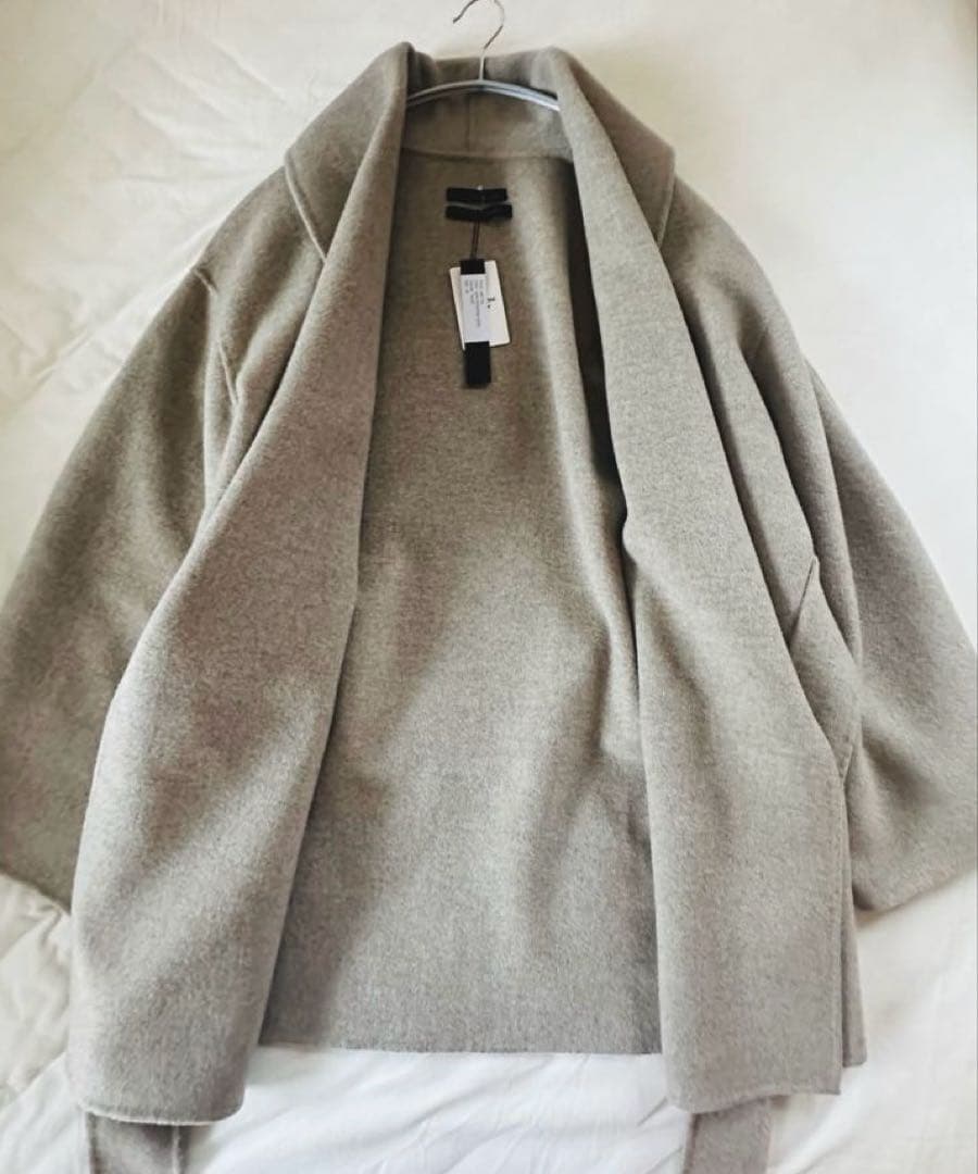 【タグ付】今季ドゥーズィエムクラス アルマローザ ショールカラー コート