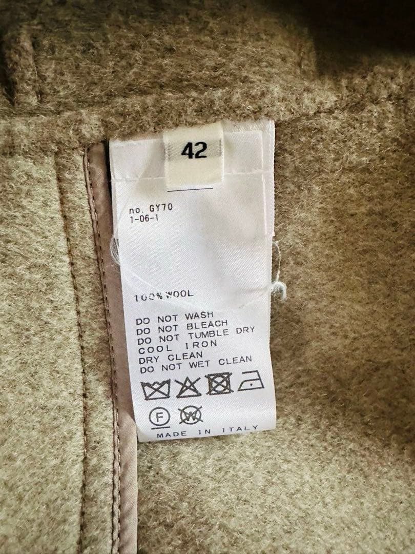 【タグ付】今季ドゥーズィエムクラス アルマローザ ショールカラー コート