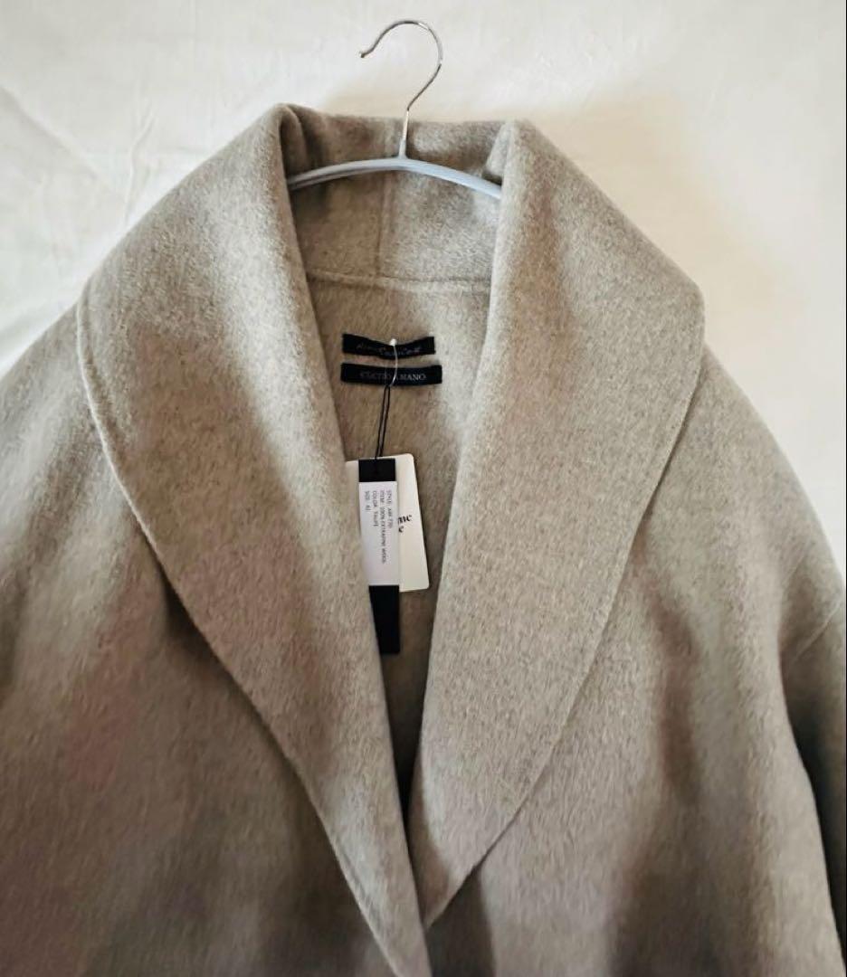 【タグ付】今季ドゥーズィエムクラス アルマローザ ショールカラー コート