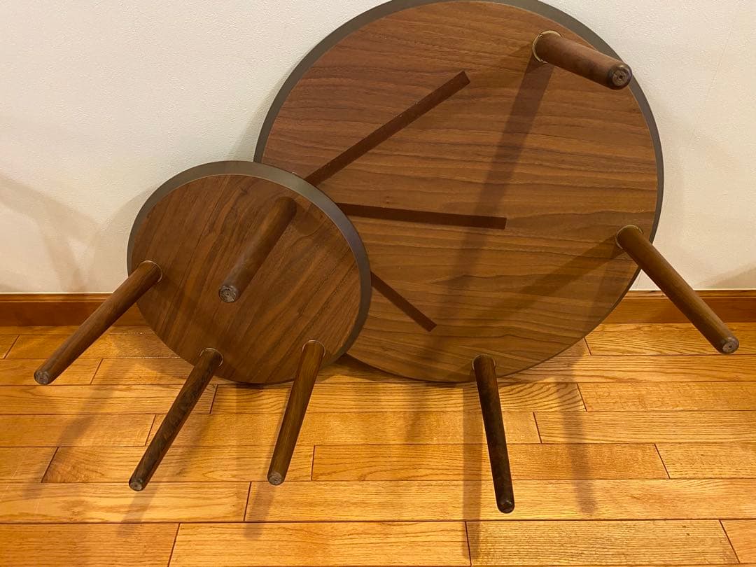 高野木工 バルーン センターテーブル リビングテーブル 69-2 ウォールナット