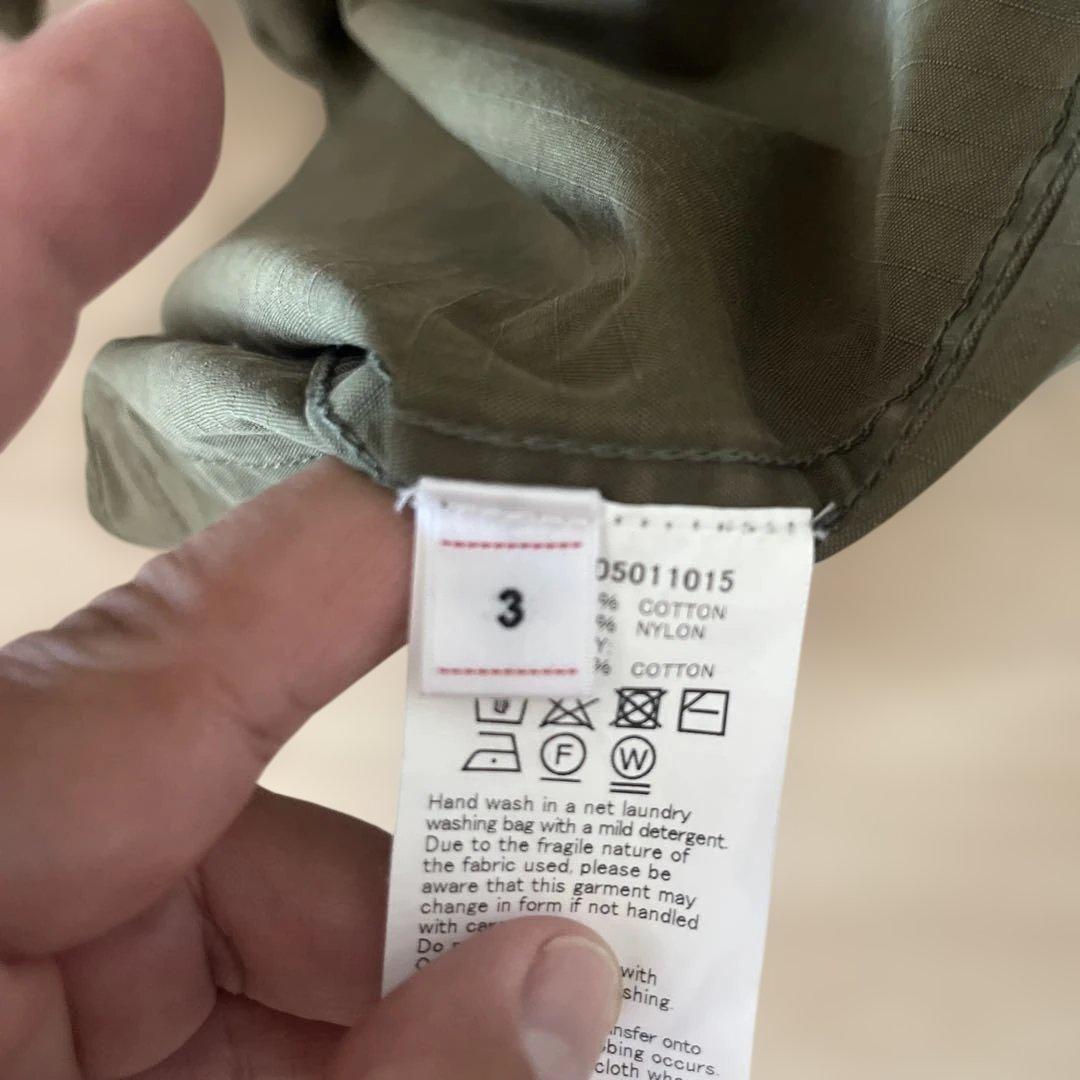 visvim ノーカラージャケット オリーブ