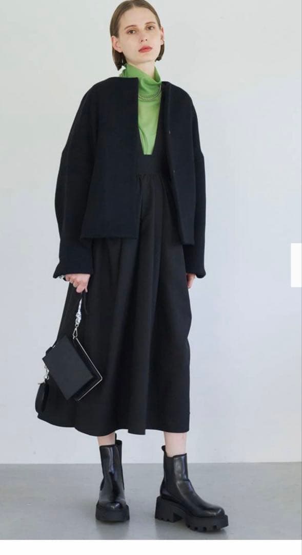 ELENDEEKウールコート ブラック