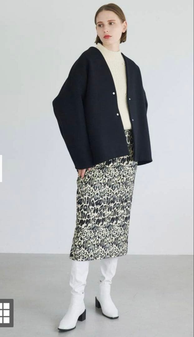 ELENDEEKウールコート ブラック