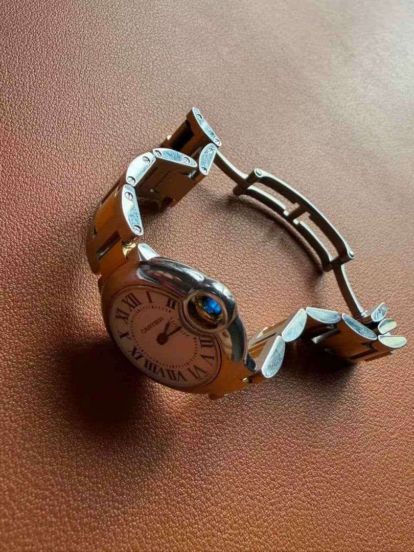 カルティエ Cartier バロンブルー SM コンビ W69007Z3