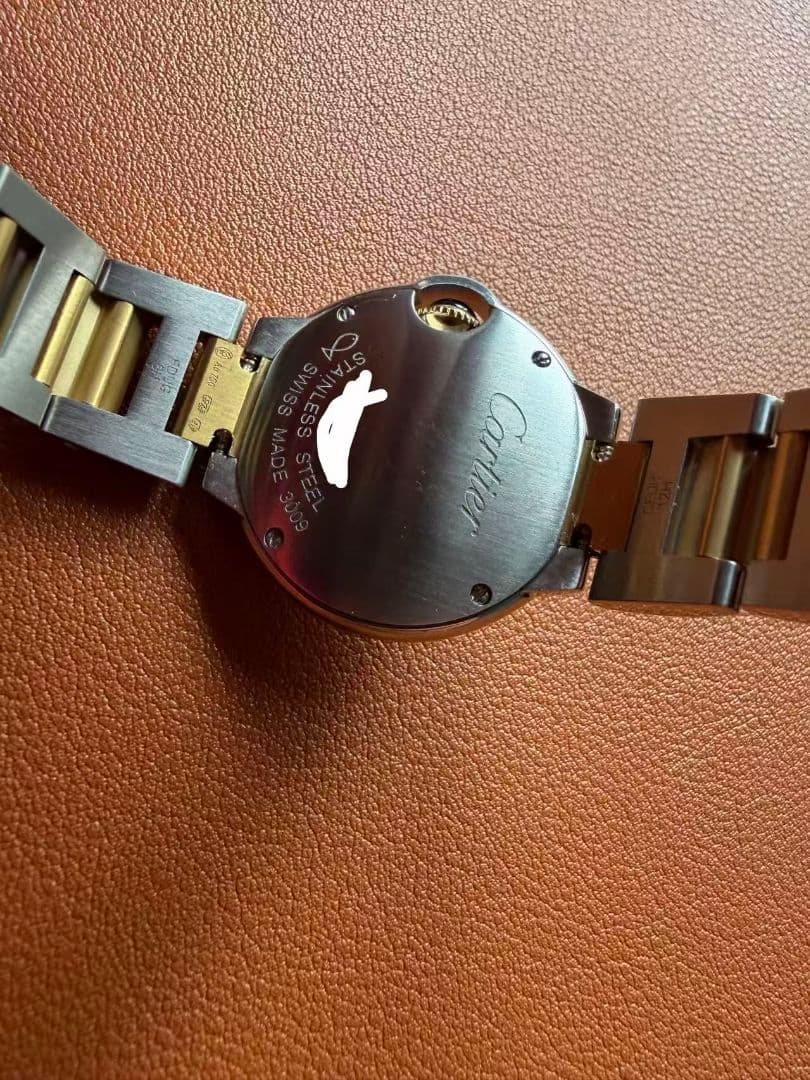 カルティエ Cartier バロンブルー SM コンビ W69007Z3