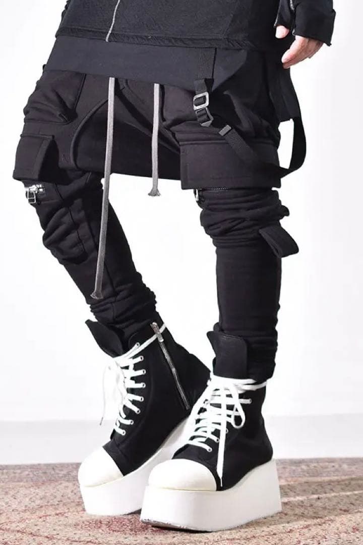 パンツ A.F ARTEFACT FLAP ZIP SARROUEL SKINNY