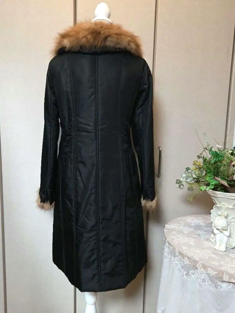 お値下げ❗ポールスチュアート セーブルファー付き中綿入りロングコート