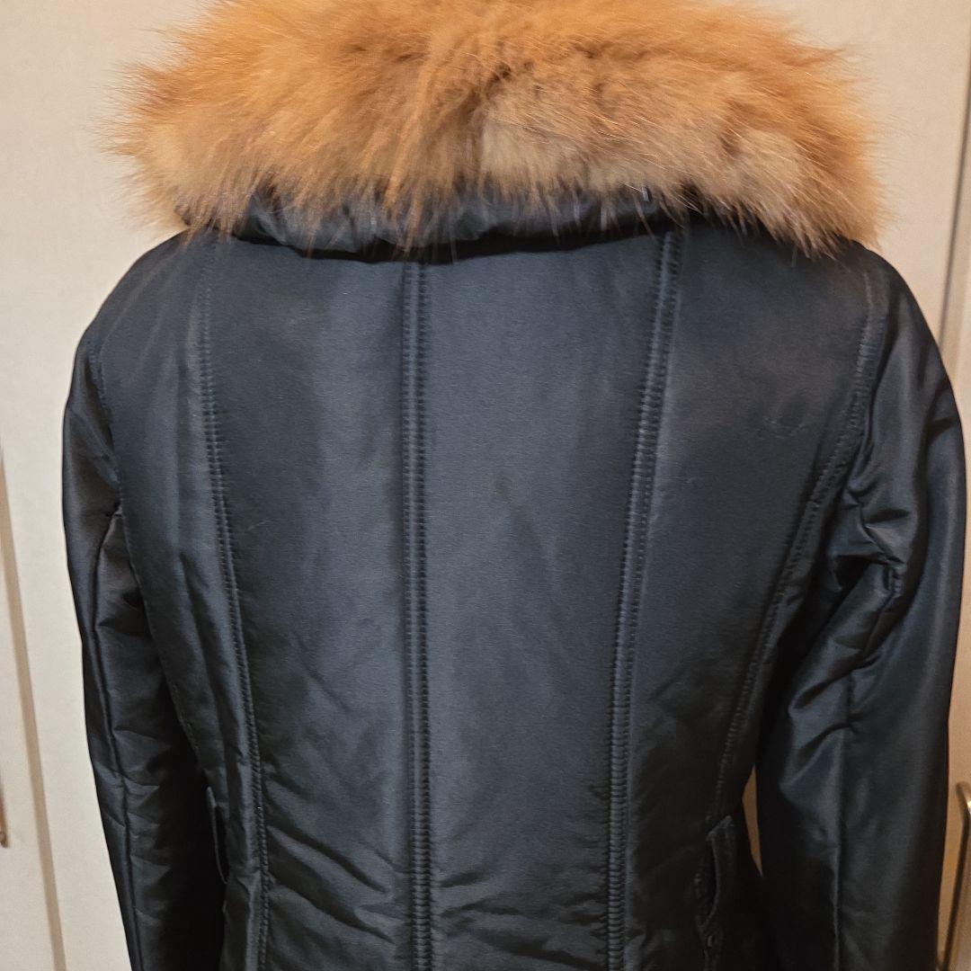 お値下げ❗ポールスチュアート セーブルファー付き中綿入りロングコート