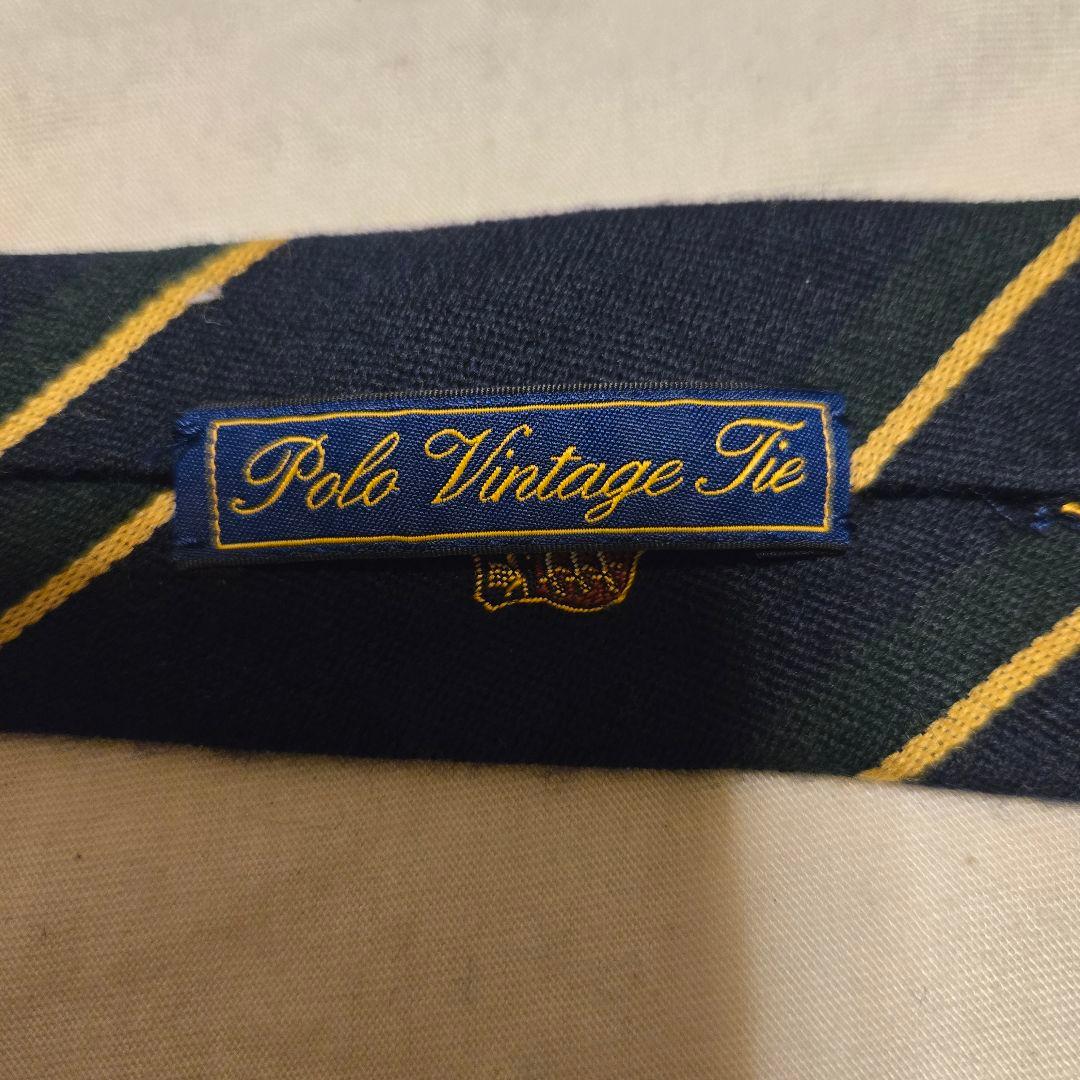 ジャスタウェイ】ラルフローレン　レジメンタル　ストライプ　ネクタイ