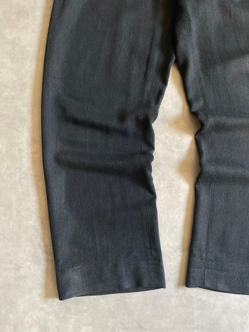 m*m様 60s ブラックレーヨンギャバ スラックス rayon gabardi