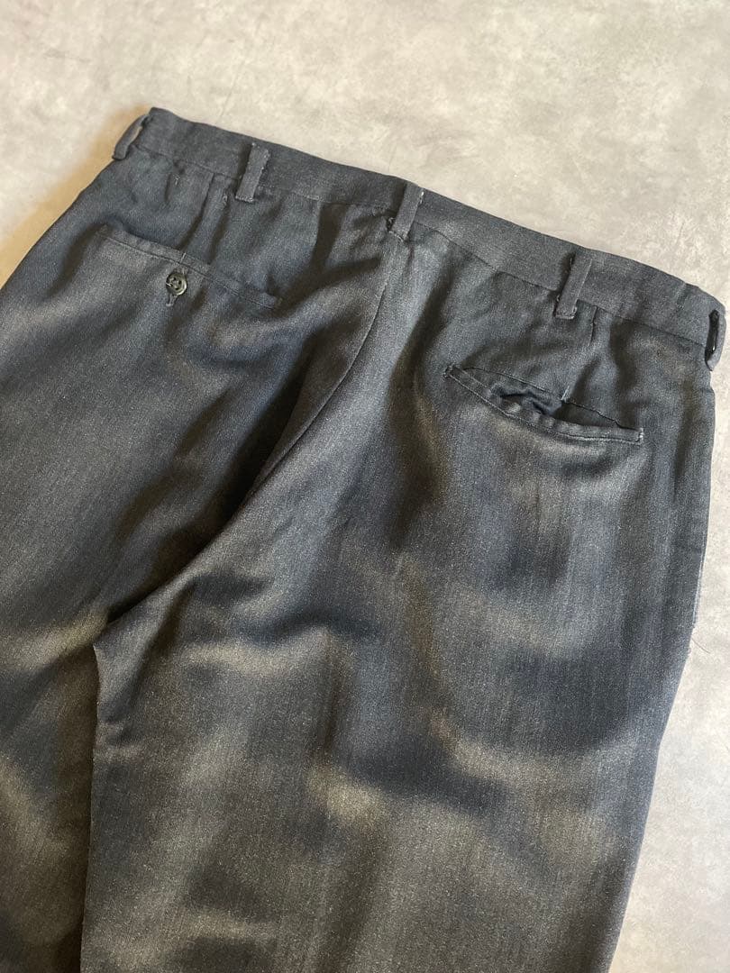 m*m様 60s ブラックレーヨンギャバ スラックス rayon gabardi