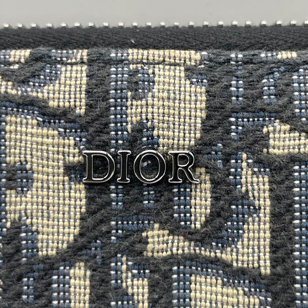 OGd様 DIOR ディオール オブリーク ラウンドファスナー 長財布 w20