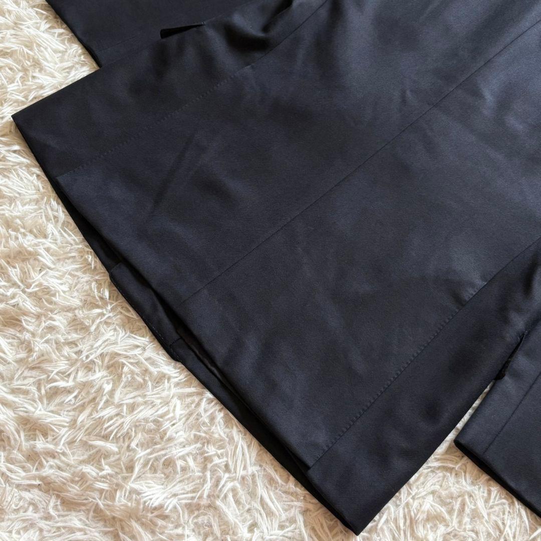 美品 バーバリーズ スーツ セットアップ 金ボタン ダブル カシミヤ混