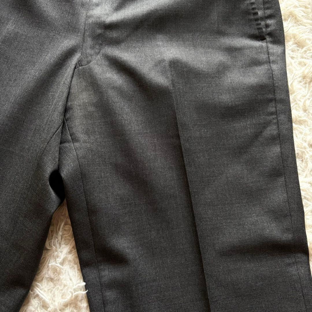 美品 バーバリーズ スーツ セットアップ 金ボタン ダブル カシミヤ混