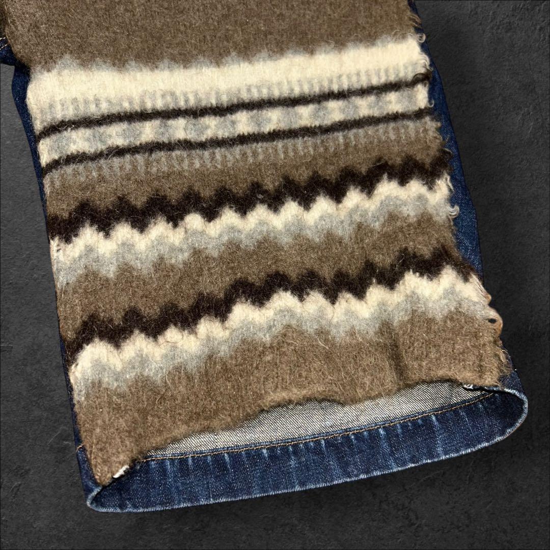 激レアCOMME des GARÇONS デニム×ウール 切替ショーツ 日本製