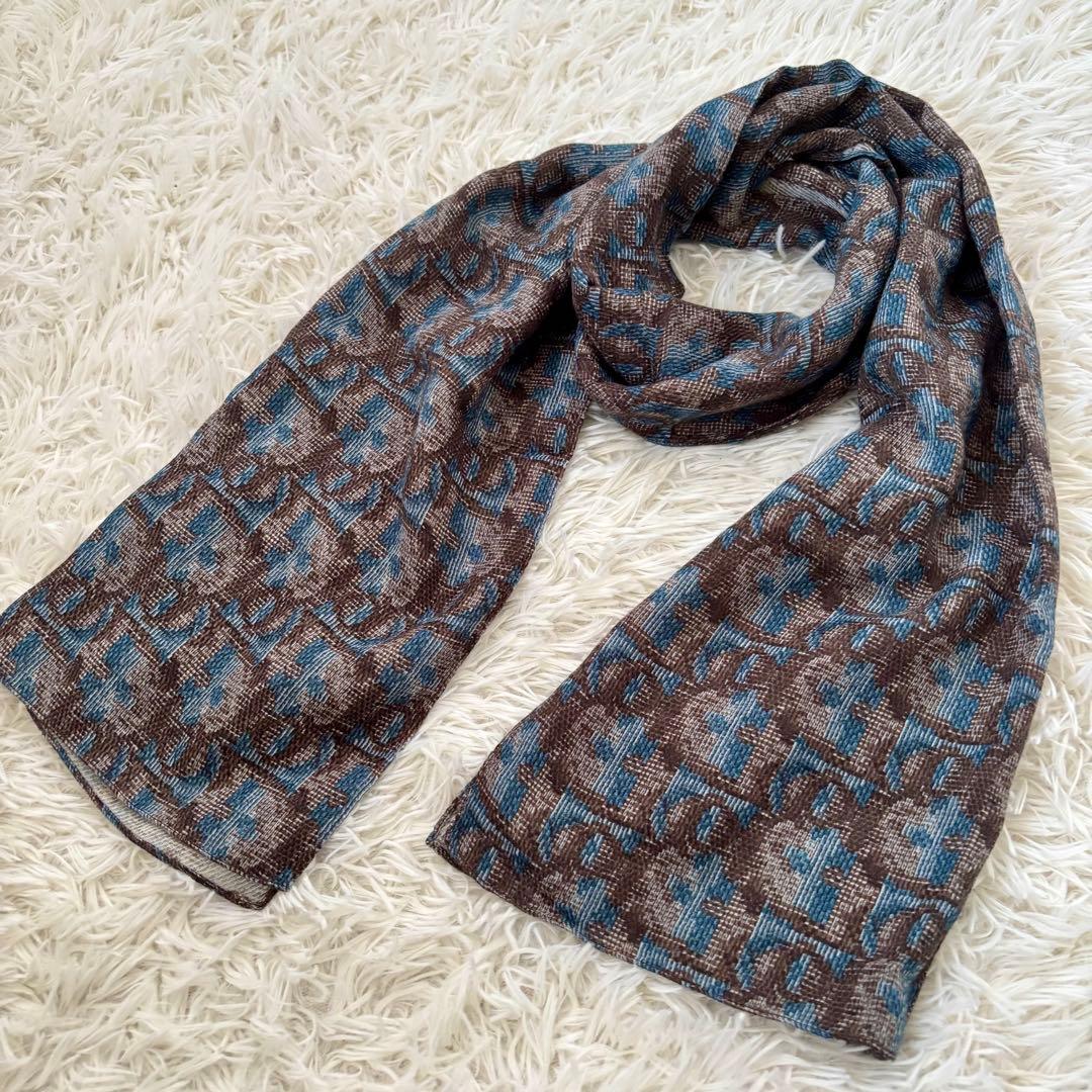 ディオール トロッター ウール×アンゴラ×シルク マフラー メンズ レディース