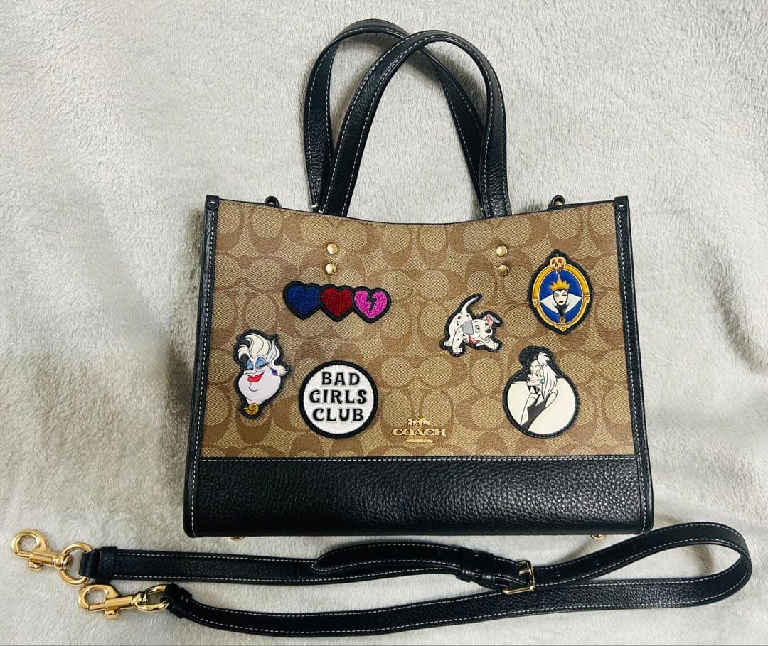 COACH Disneyコラボ　トートバッグ ヴィランズ