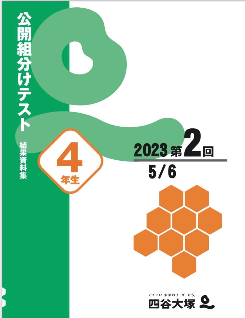 【大幅値下げ】【完全対策版】22-25年４年分小4年組分けテスト四谷早稲アカ