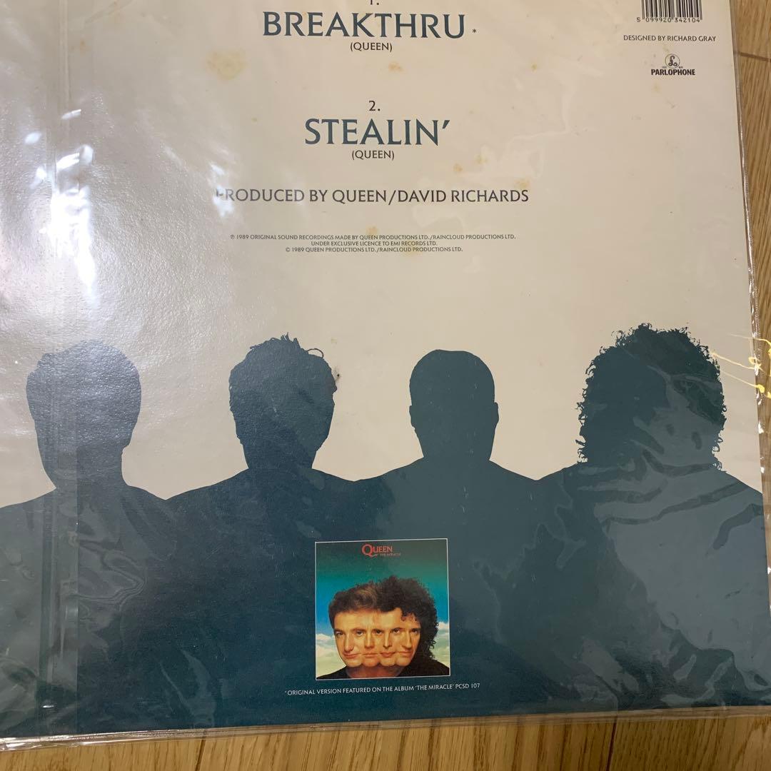 クイーン queen ピクチャーレコード　breakthrough