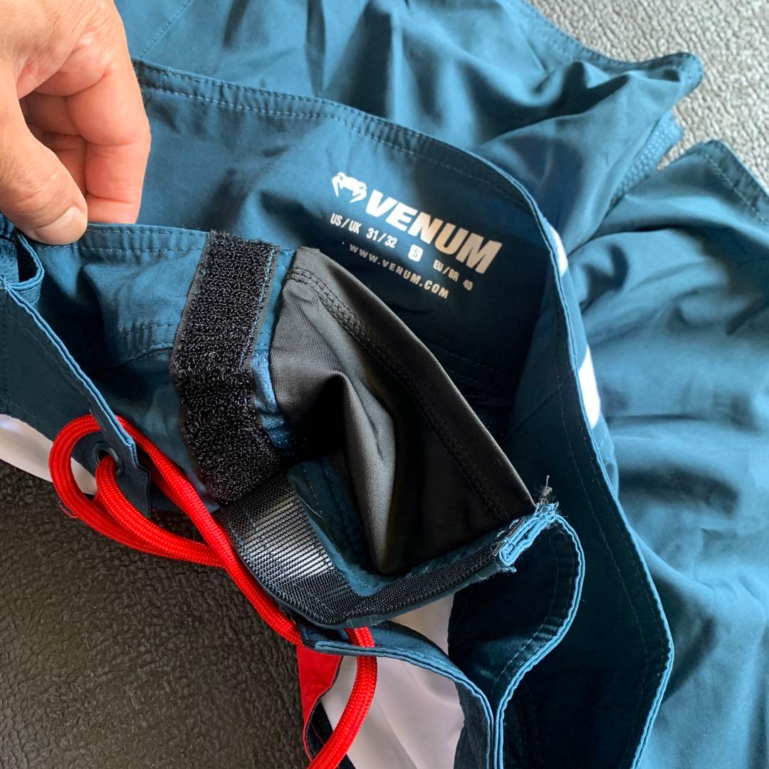 VENUM ヴェヌム ヴェナム サーフパンツ カーゴパンツ 紺×赤 Mサイズ相当