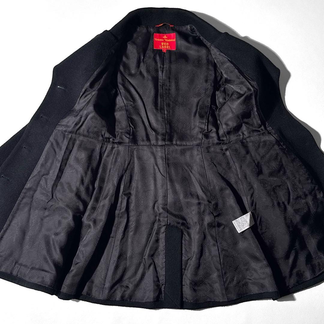 ヴィヴィアンウエストウッド ラブコート ロング オーブボタン 裏地オーブ総柄　2