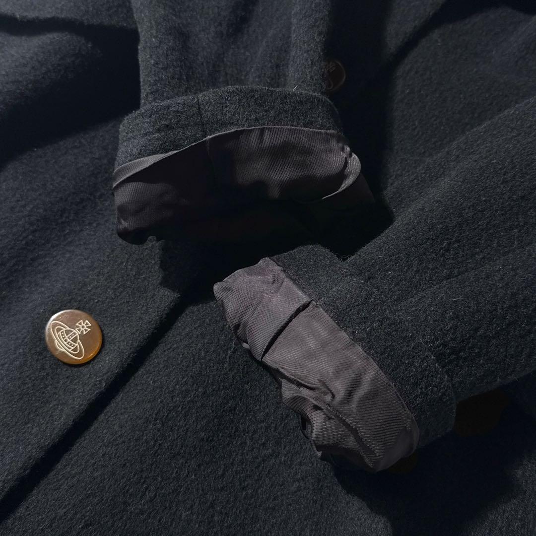 ヴィヴィアンウエストウッド ラブコート ロング オーブボタン 裏地オーブ総柄　2