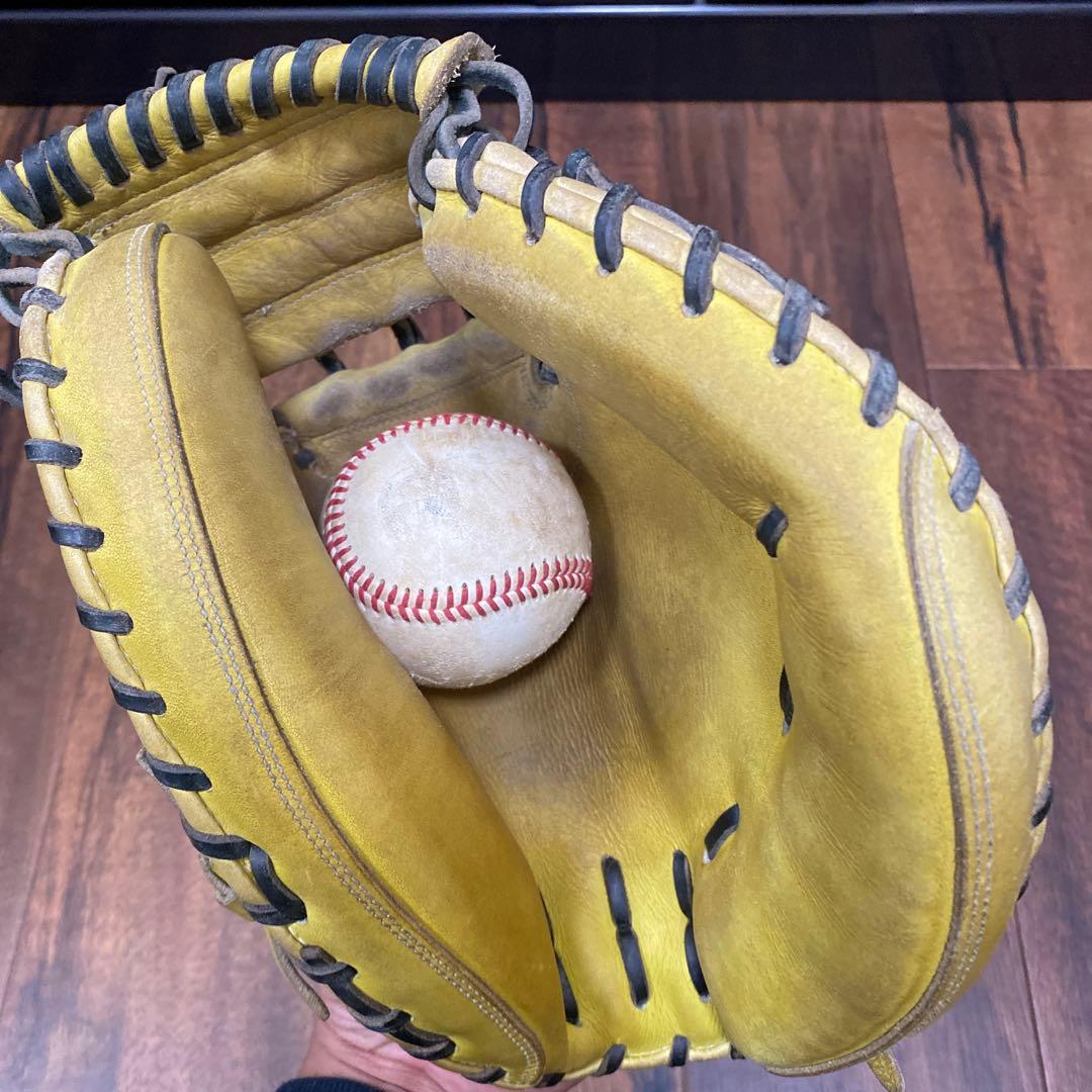 アイピーセレクト　キャッチャーミット イエロー