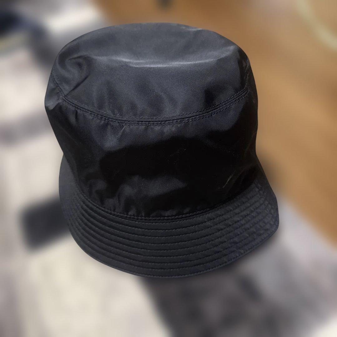 PRADA ブラック バケットハット　L