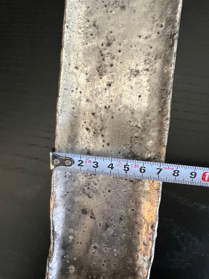 谷井直人　銀彩シルバー×黒 長皿（細）　希少　限定レア　(印Aテープ無し)