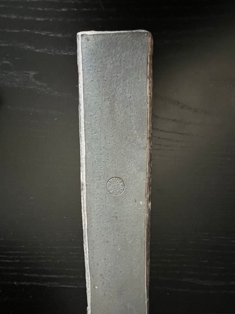 谷井直人　銀彩シルバー×黒 長皿（細）　希少　限定レア　(印Aテープ無し)