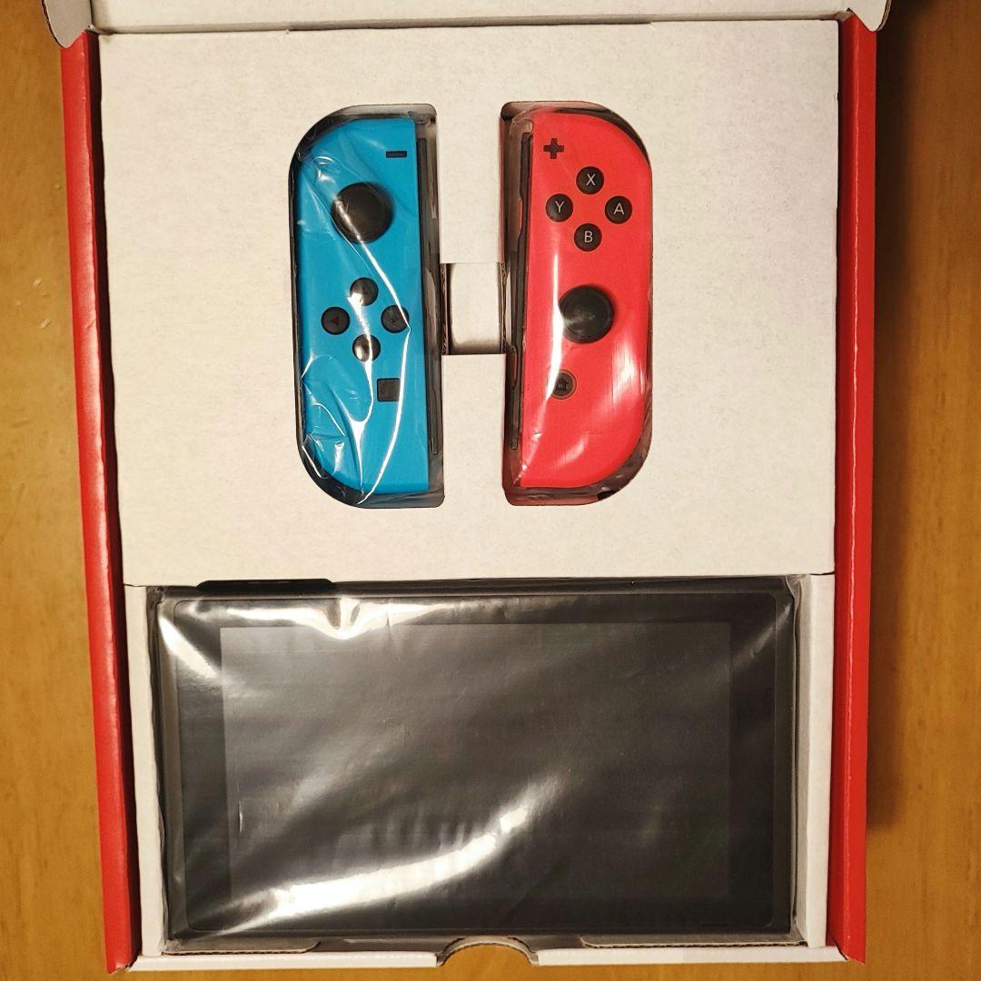 【新品未使用】Nintendo Switch 本体 ネオンブルー・レッド