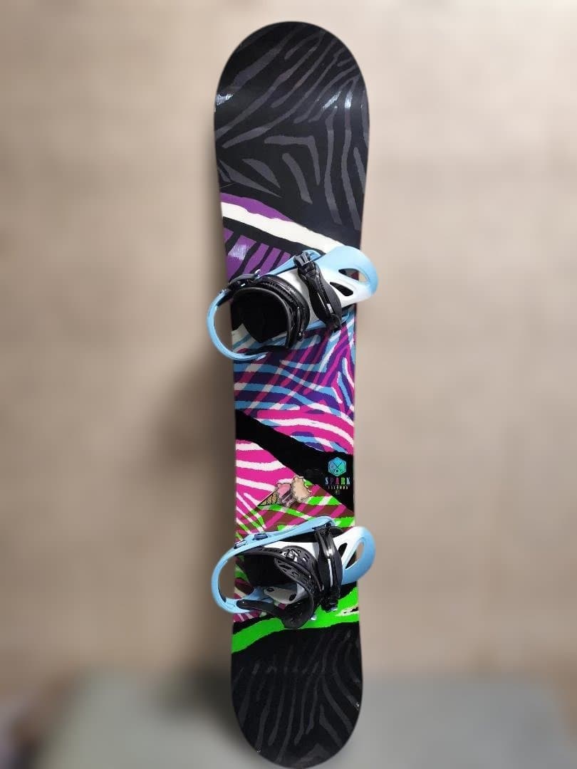 【3セット】SALOMON スノーボード 143cm × FLUX ビンディング