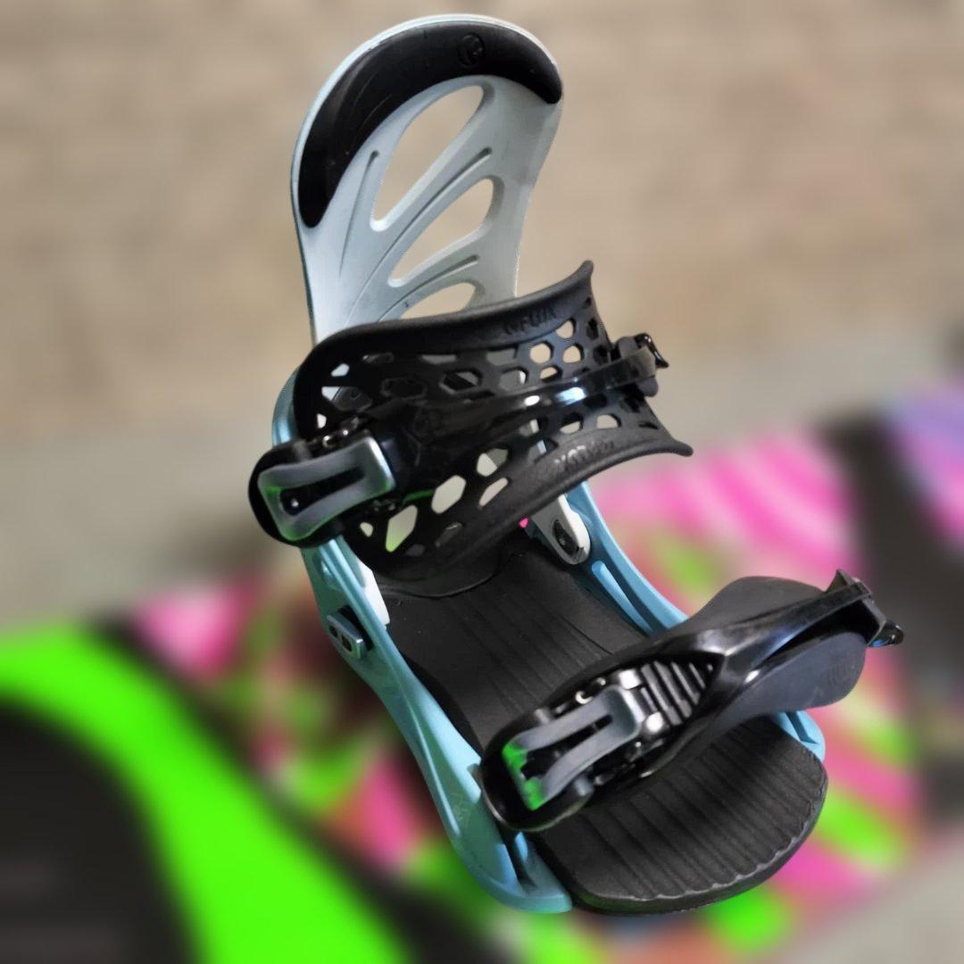 【3セット】SALOMON スノーボード 143cm × FLUX ビンディング