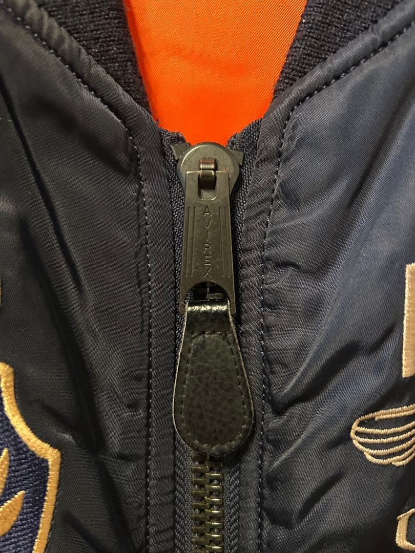 AVIREX/ アヴィレックス　MA-1 フライングシャーク　ロイヤル　Mサイズ