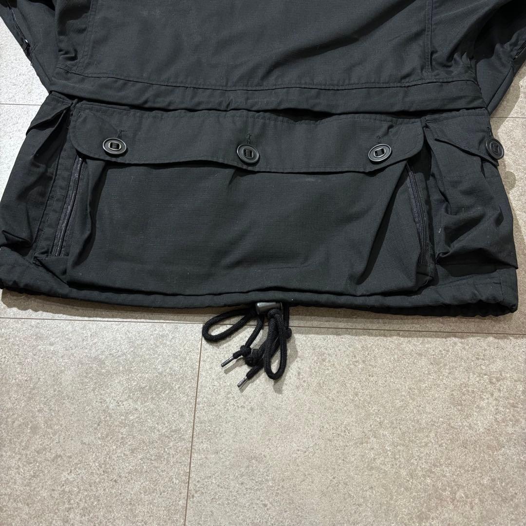 【極美品】イギリス軍型 リップストップ スモックパーカー 黒 SAS