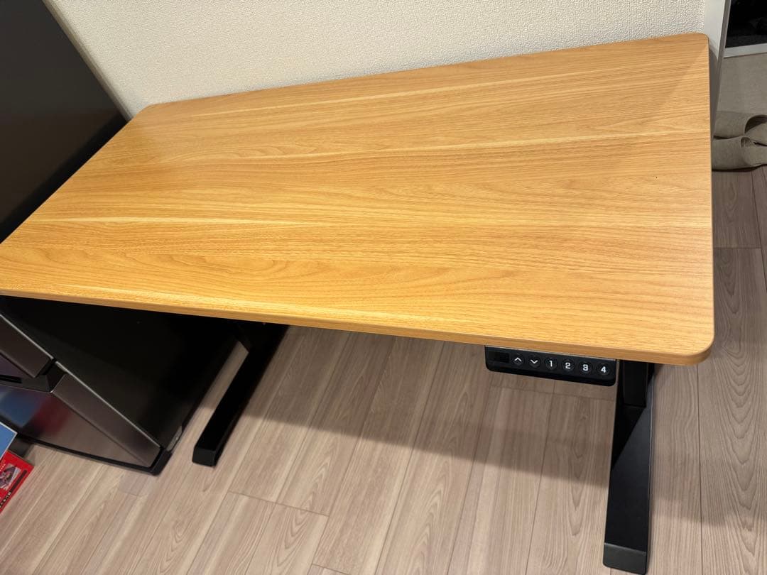 FLEXISPOT 電動昇降デスク 木目調 120cm
