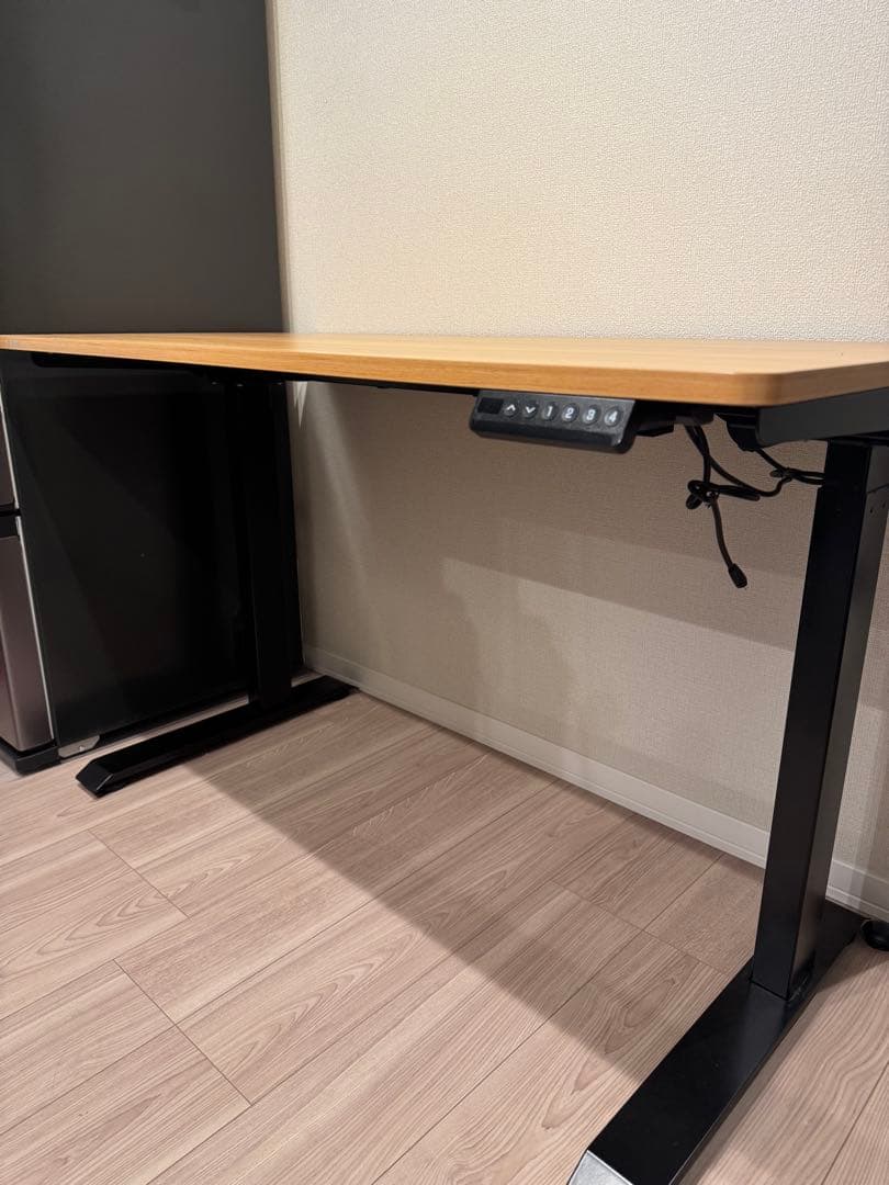 FLEXISPOT 電動昇降デスク 木目調 120cm
