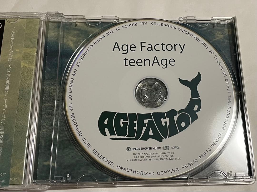 Age Factory teenAge 廃盤