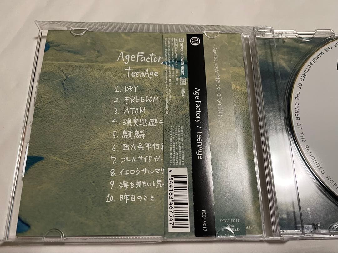 Age Factory teenAge 廃盤