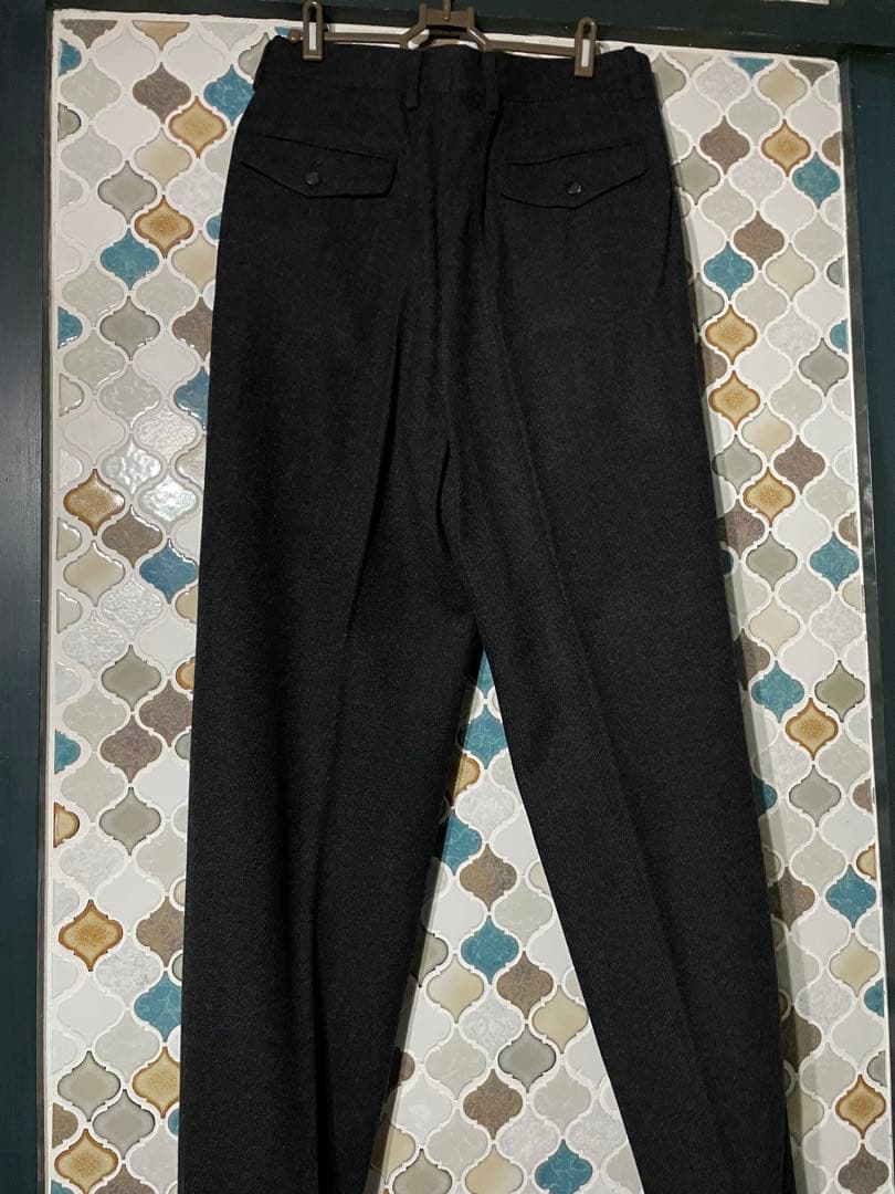 ISSEY MIYAKE MEN ダークグレー ストライプ スーツセット