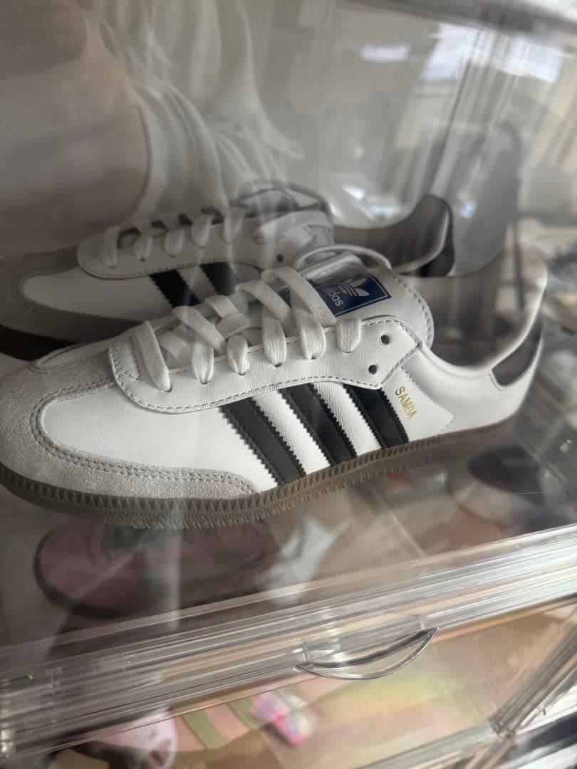 adidas Samba ホワイト　24cm