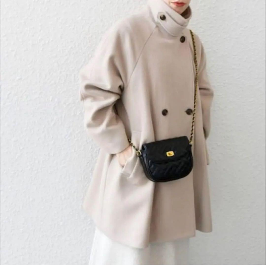 SHIPS any スタンド＆ダブル ウールコート　新品未使用タグ付き　38