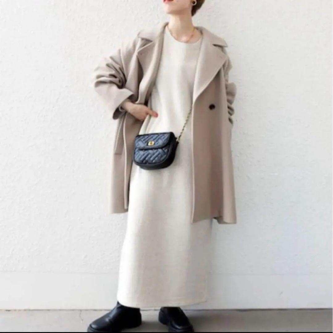 SHIPS any スタンド＆ダブル ウールコート　新品未使用タグ付き　38