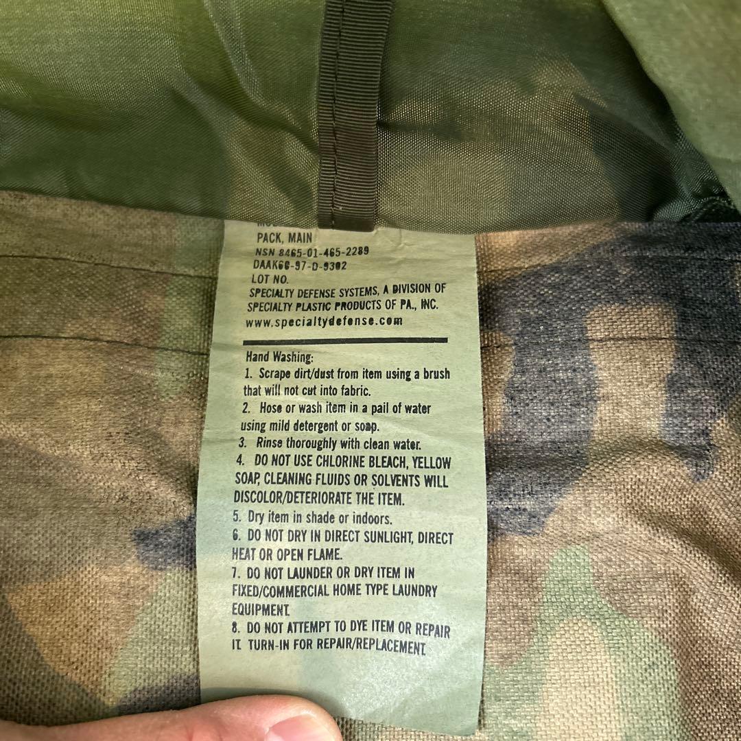 【お探しの方ぜひ】米軍放出品 バックパック MOLLE 2 メインパック5点