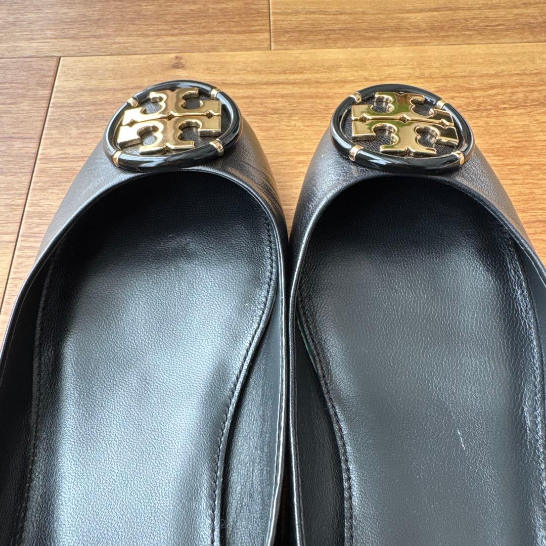 週末まで 新品同様 TORY BURCH トリーバーチ フラットシューズ23.5